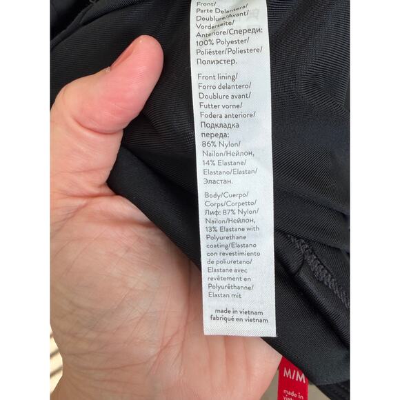 SPANX Faux Leather Sequin Party Disco Leggings Black Medium - Picture 4 of 5